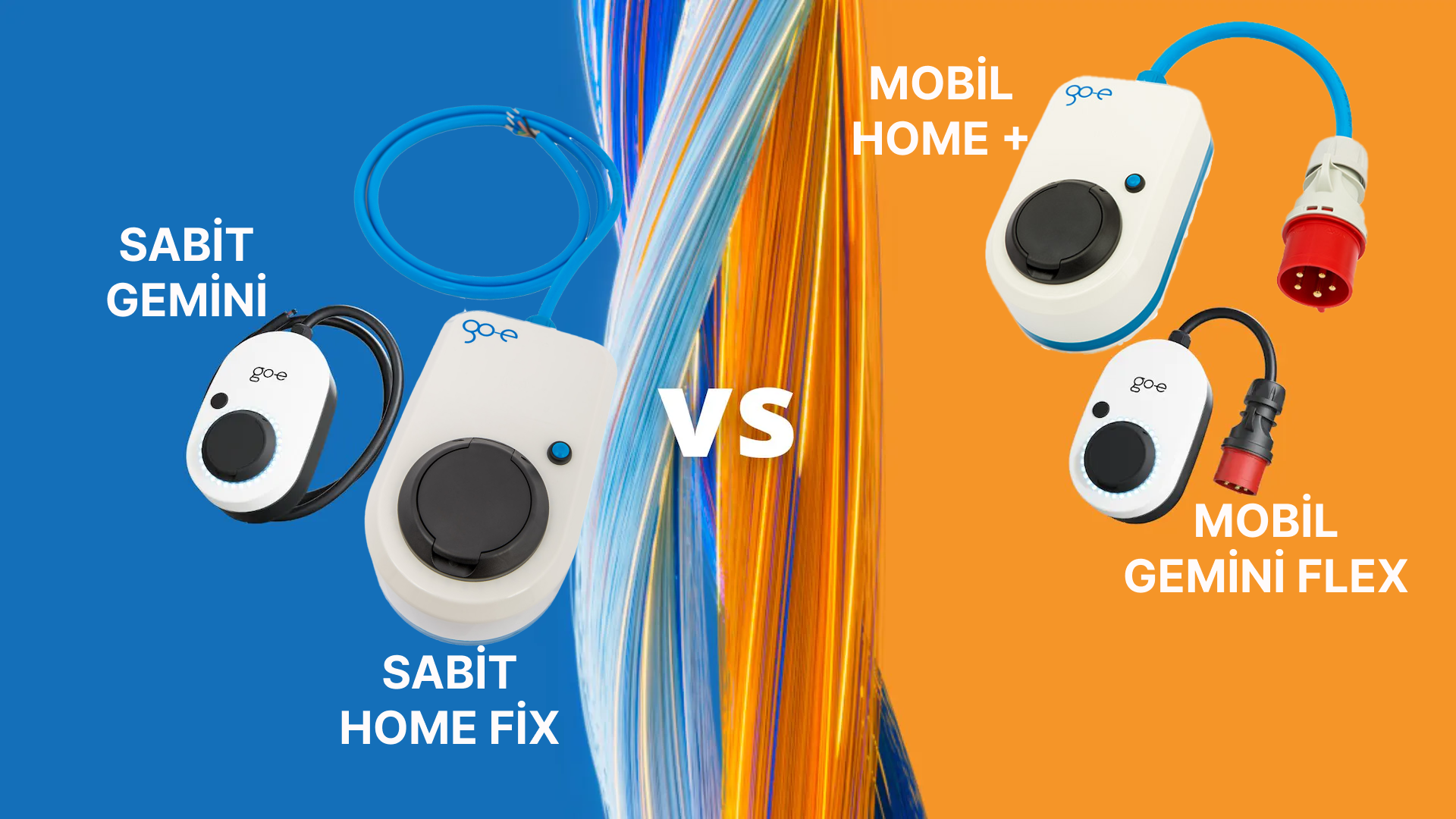 go-e MOBİL HomeFix (Gemini) ile go-e SABİT Home+ (Gemini flex) : Aralarındaki Fark Nedir?